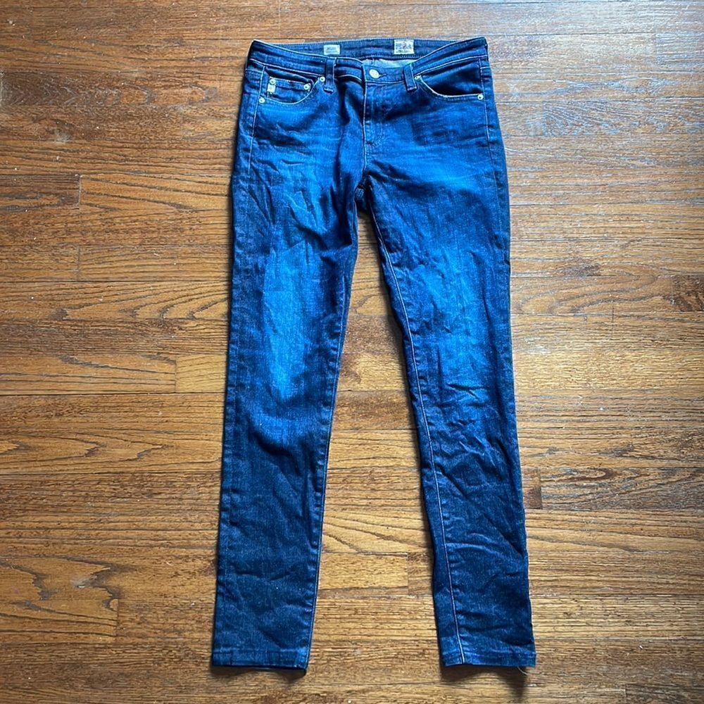 AG Adriano Goldschmied Middi Mid-Rise Legging Jeans